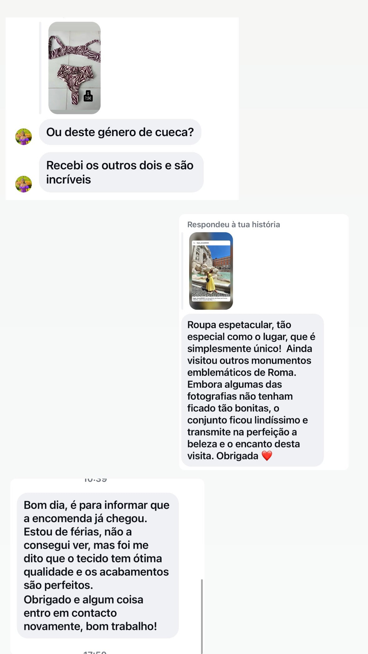 O que dizem sobre nós ?