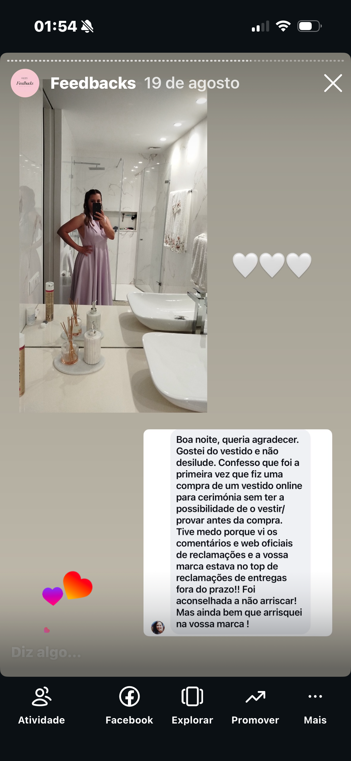 O que dizem sobre nós ?