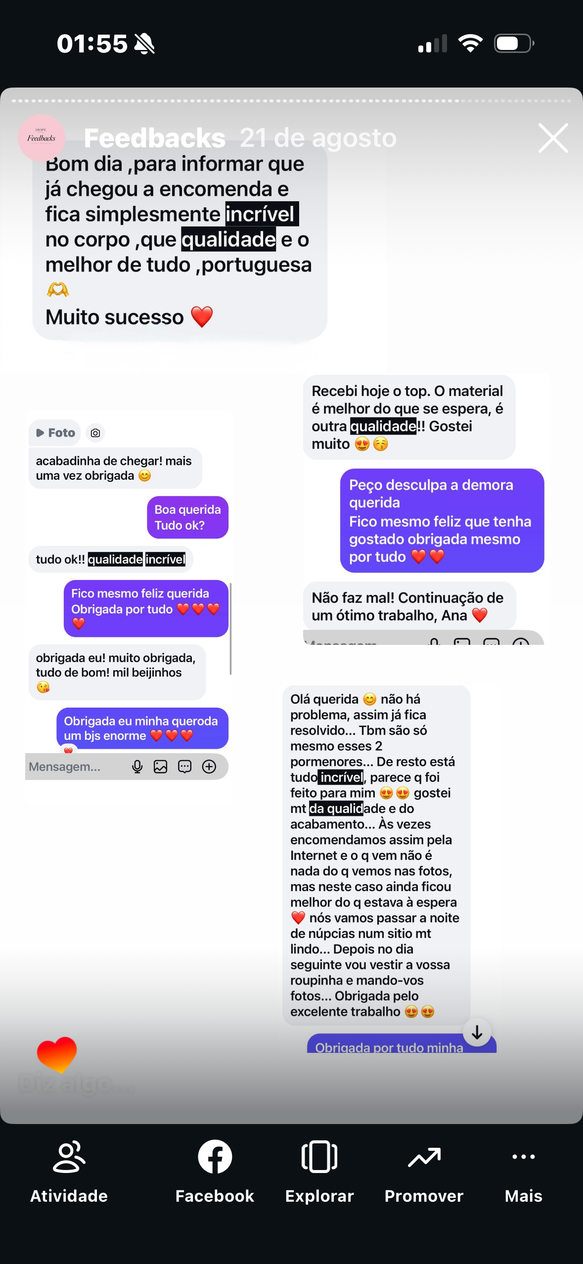 O que dizem sobre nós ?