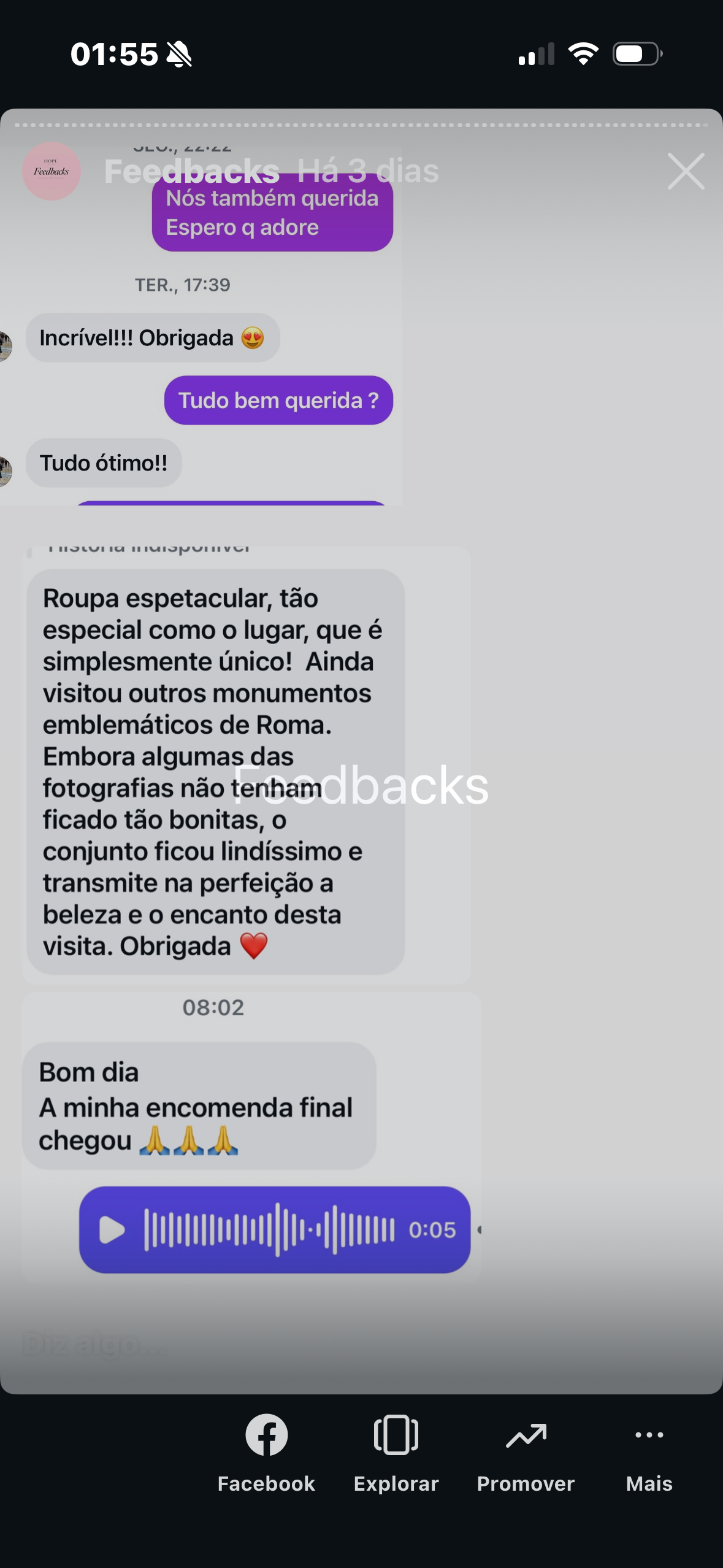 O que dizem sobre nós ?